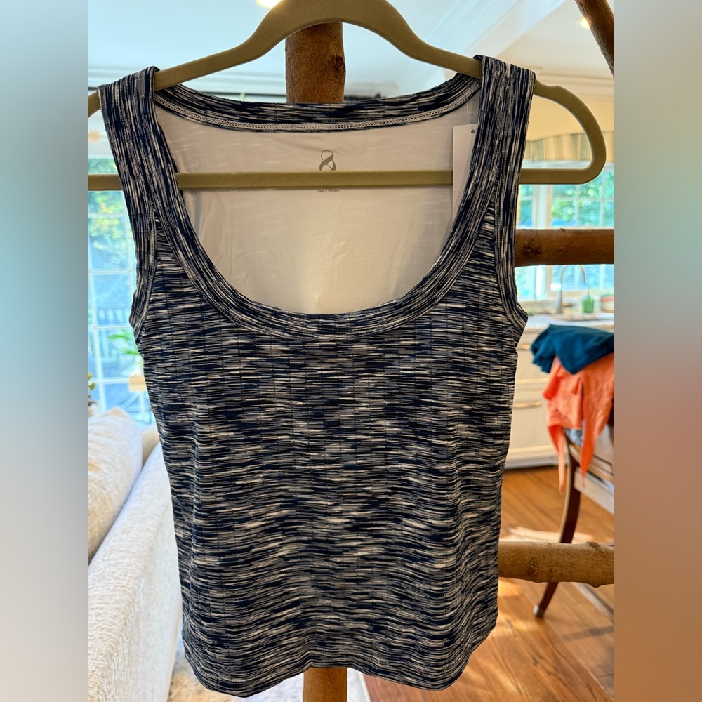Lou & Grey Navy and White Top